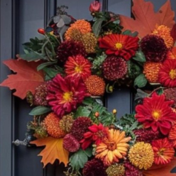 GORGEOUS FALL WREATH NEW - Picture 2 of 3